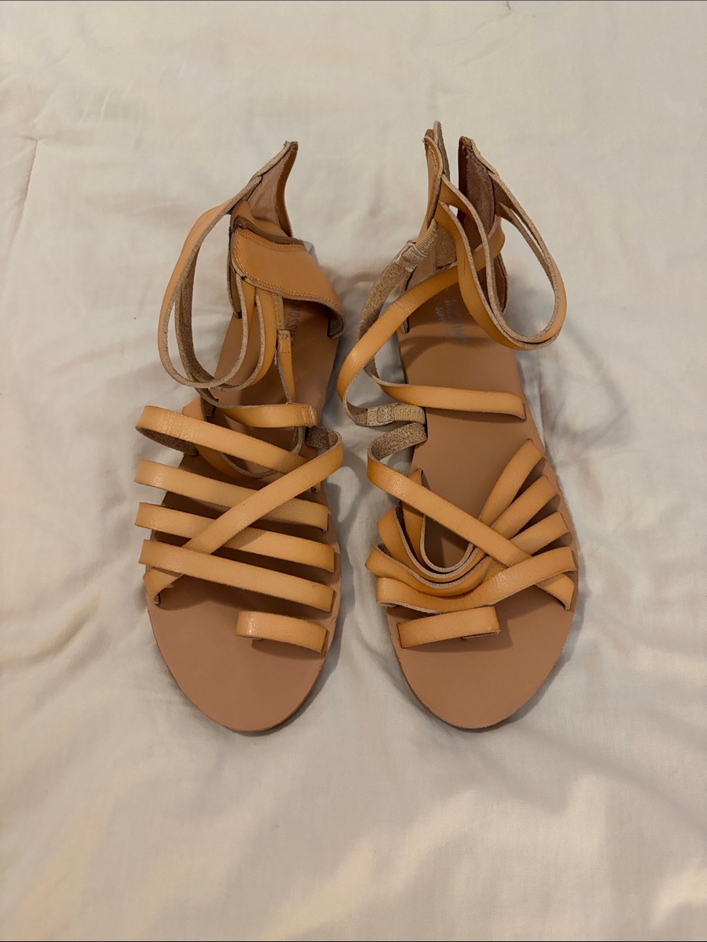 Mossimo Supply Co. Tan Strappy Gladiator Sandals